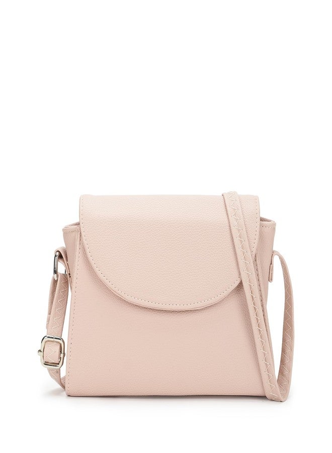 Fastrack Textured Sling Bag for Women | Chic Crossbody Bag for Girls, Ladies, Women | Spacious Bag with Slip Pocket Made of Faux Leather - Image 1